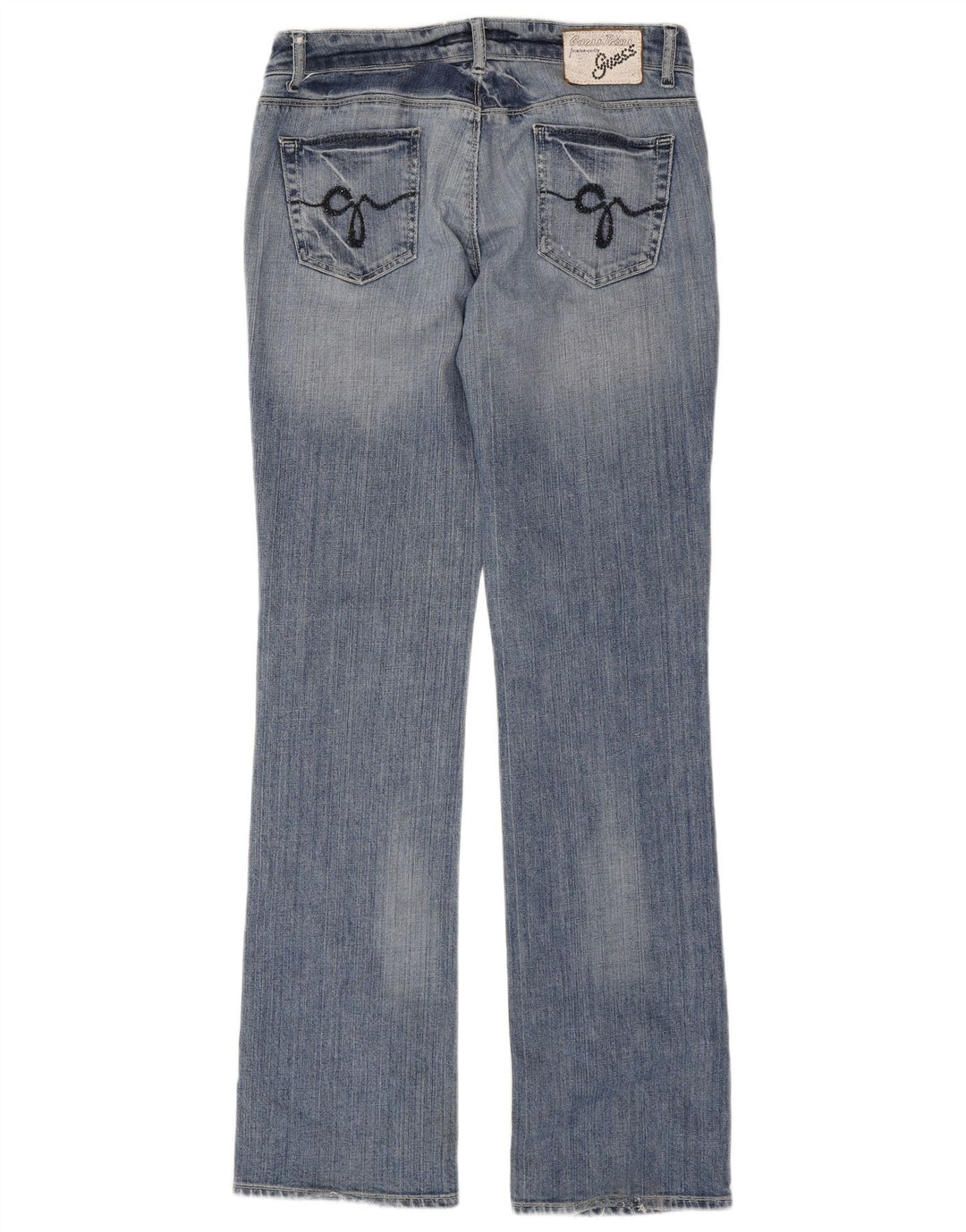 Guess Jean Bootcut Femme W29 L34 Bleu Coton