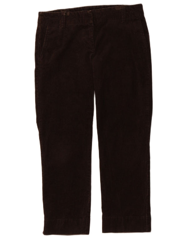 J. Crew Pantalon court en velours côtelé City Fit pour femme US 6 Medium W32 L26 Marron