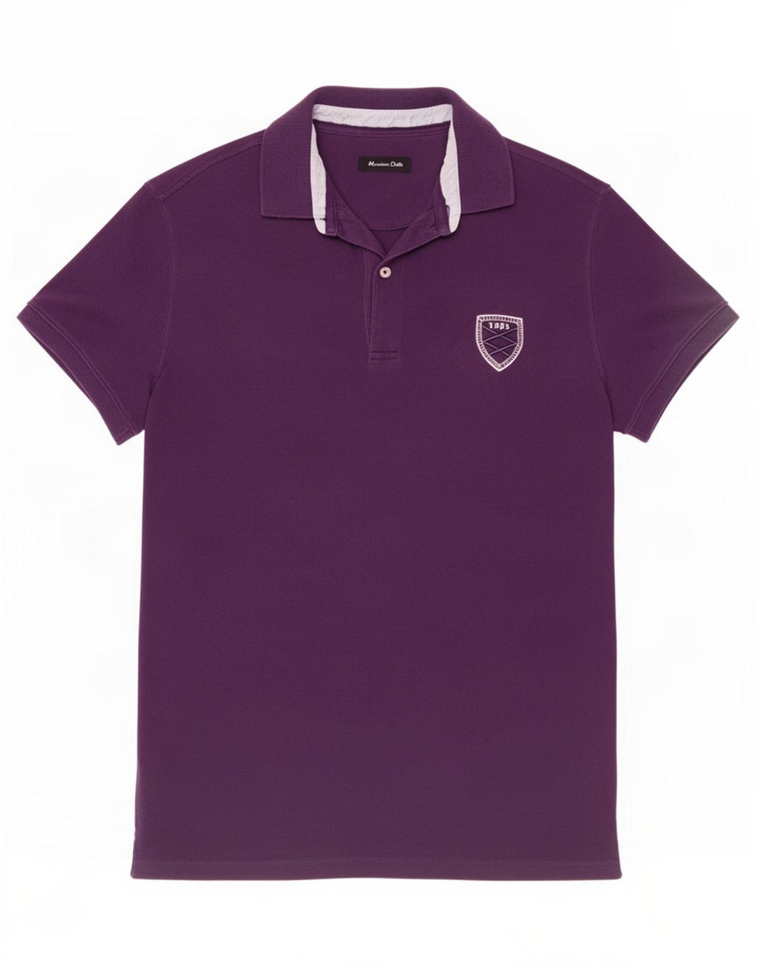 Massimo Dutti Polo Homme Violet Moyen Coton