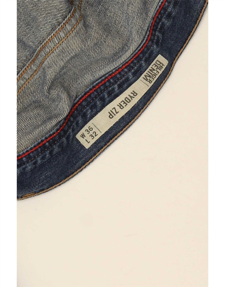 Tommy Hilfiger Jean Ryder Zip Regular Droit Homme W36 L32 Bleu