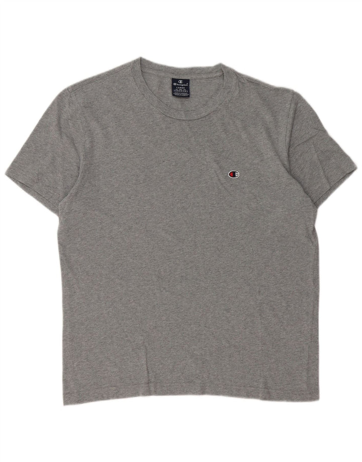 Champion T-Shirt Homme Haut Large Gris Moucheté