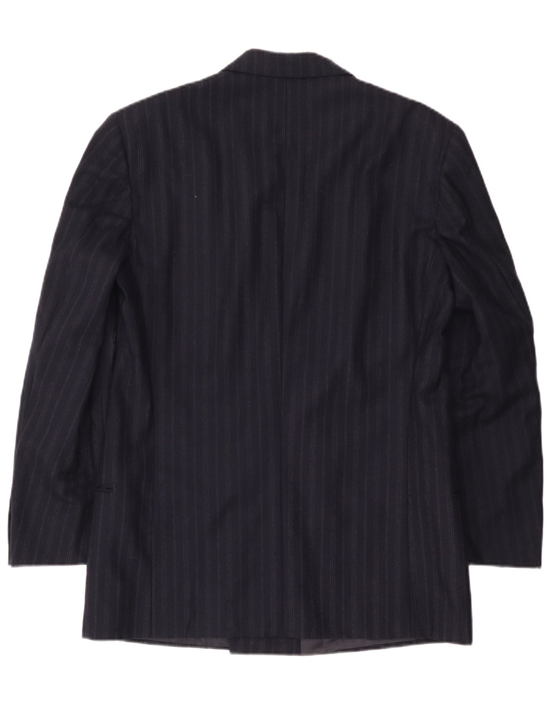 Giorgio Armani Veste blazer pour homme UK 38 Bleu marine moyen à fines rayures