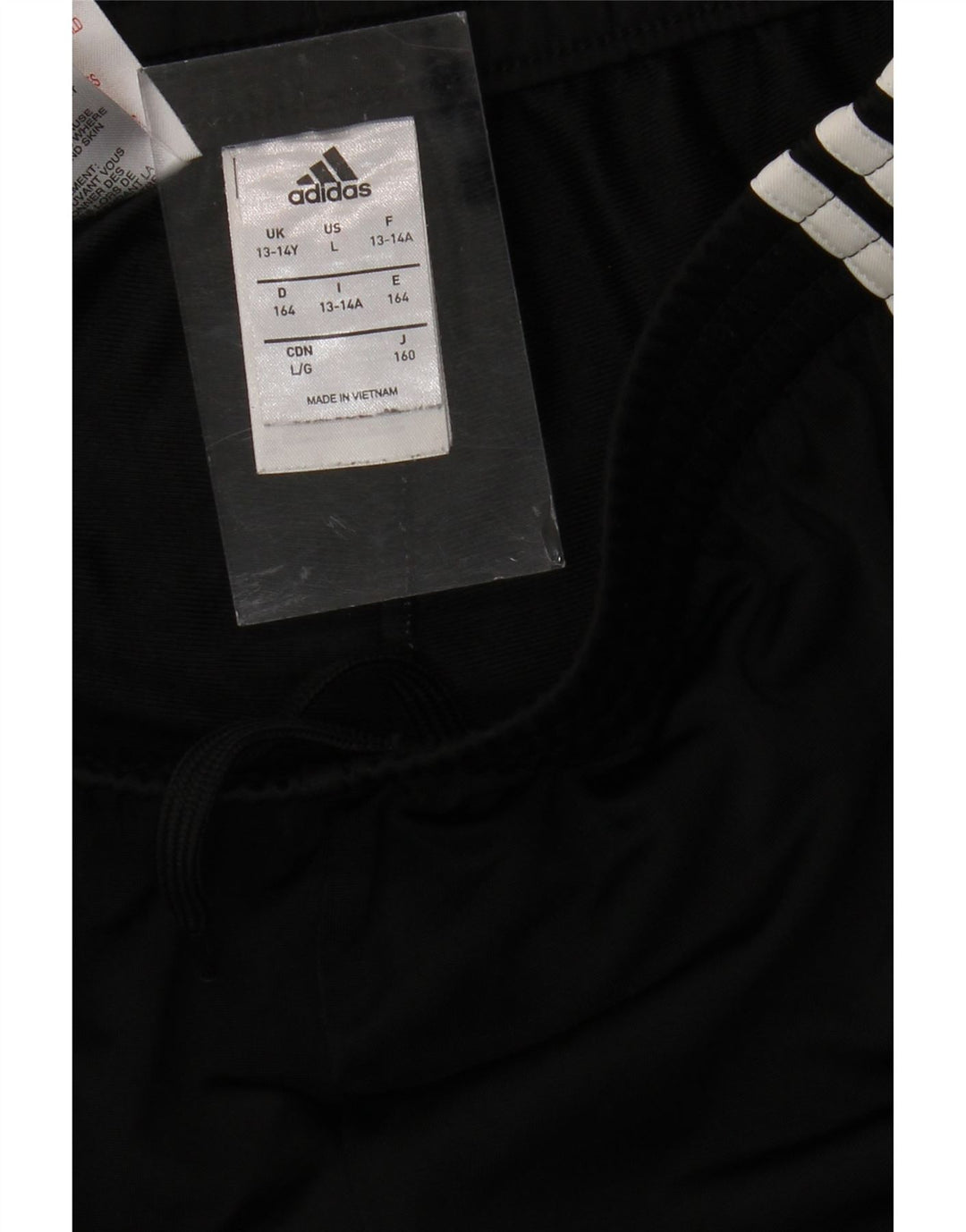 ADIDAS Pantalon de survêtement garçon 13-14 ans Noir Polyester