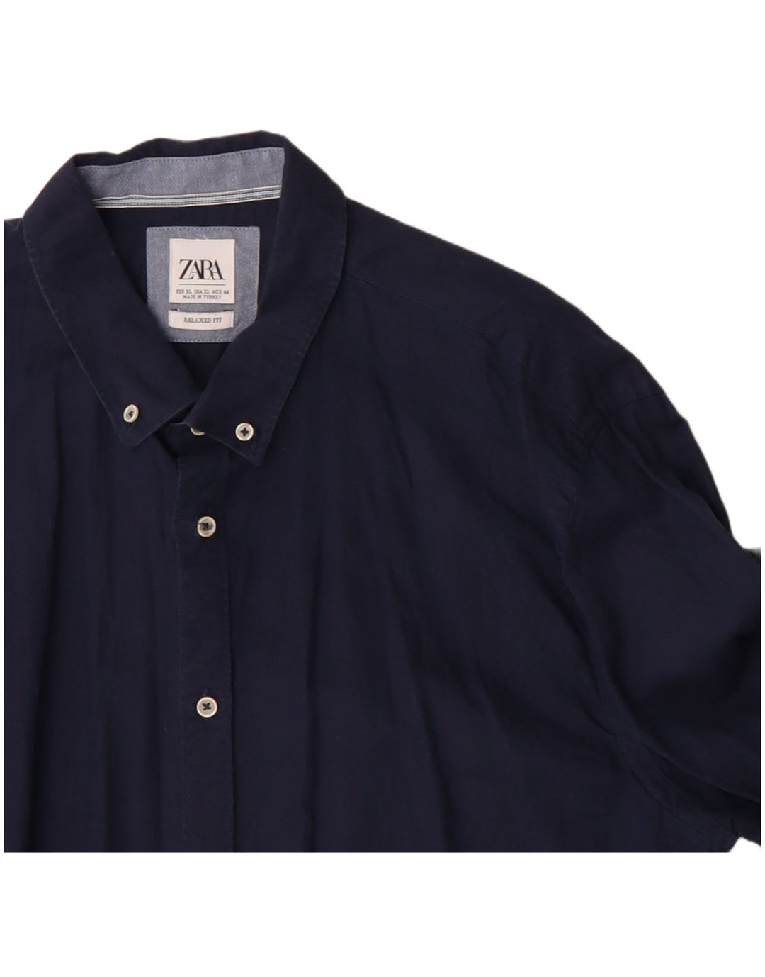 ZARA Chemise coupe décontractée XL bleu marine pour homme