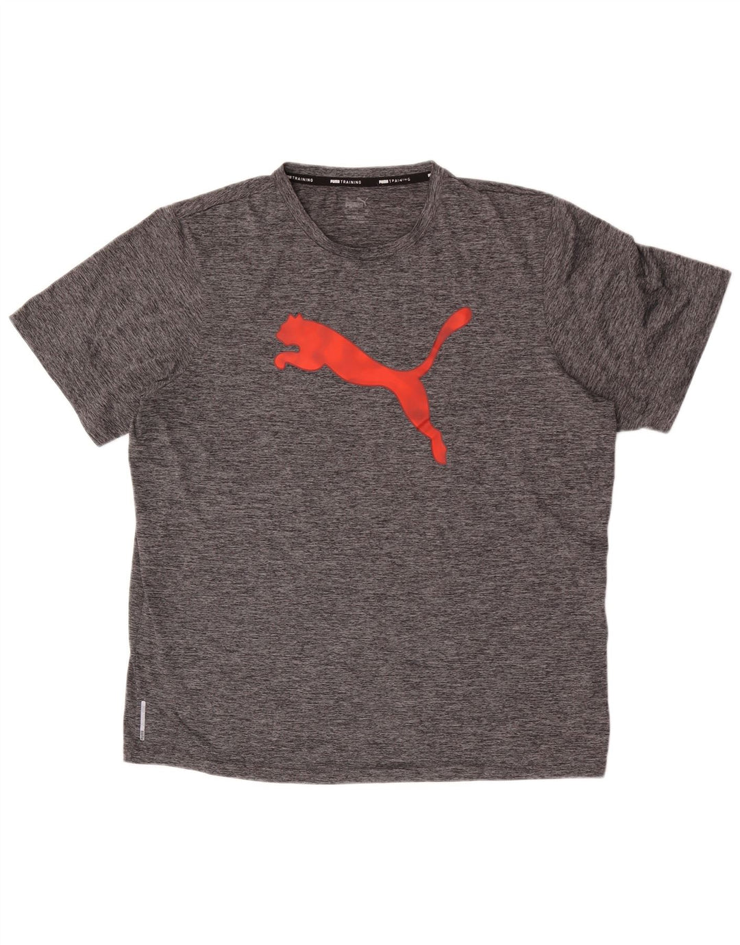 Puma T-Shirt Training Graphic Homme XL Gris Moucheté Polyester