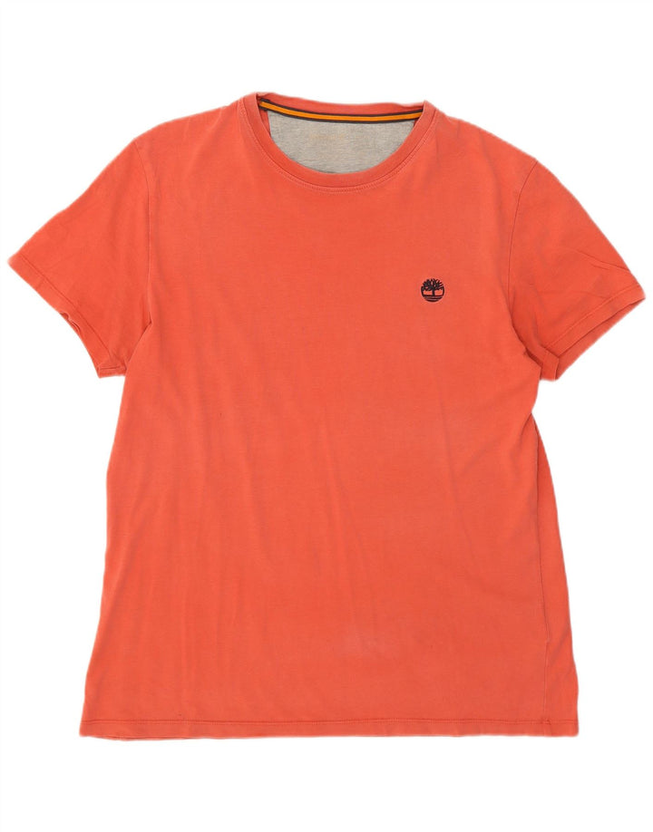Timberland Tee-Shirt Slim Fit Homme Orange Moyen
