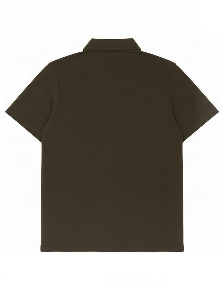 All Saints Polo Homme Large Kaki Coton