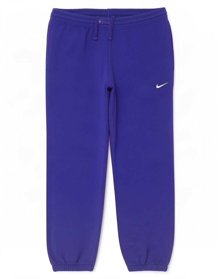 Nike Pantalon de survêtement pour homme en coton bleu Taille L