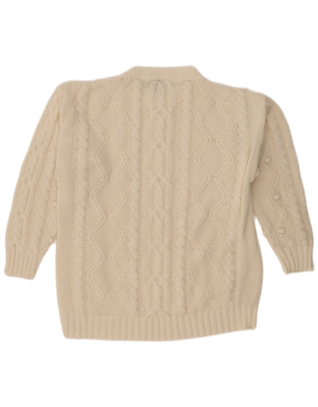 New Fast Pull surdimensionné à col rond pour femme EU 40/42 Blanc moyen