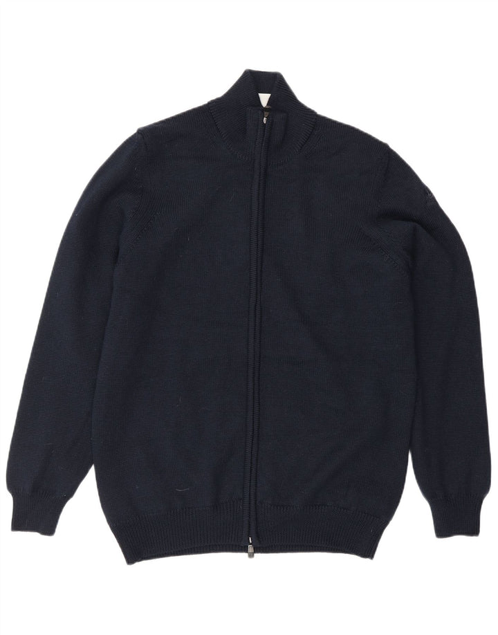 Lyle & Scott Cardigan Pull Homme Bleu Marine Moyen Laine