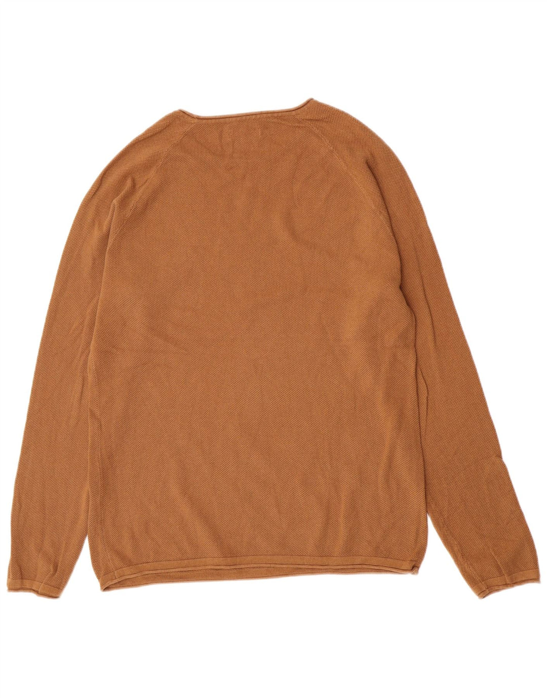 Jack & Jones Pull à col rond pour homme en coton marron Taille L