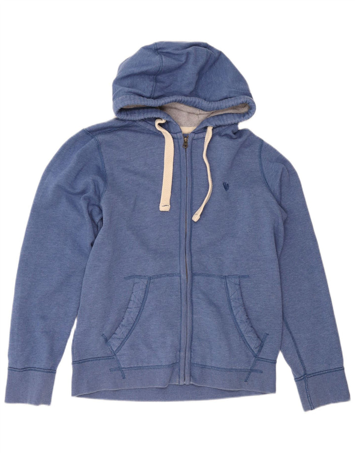 Fat Face Sweat à Capuche Zippé Homme Bleu Moyen Coton