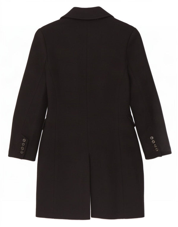 Zara Femme Pardessus UK 6 XS Noir Viscose