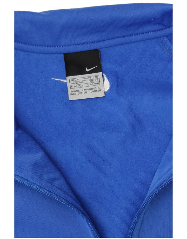Nike Veste de survêtement pour homme UK 38/40 Bleu moyen Colorblock Polyester