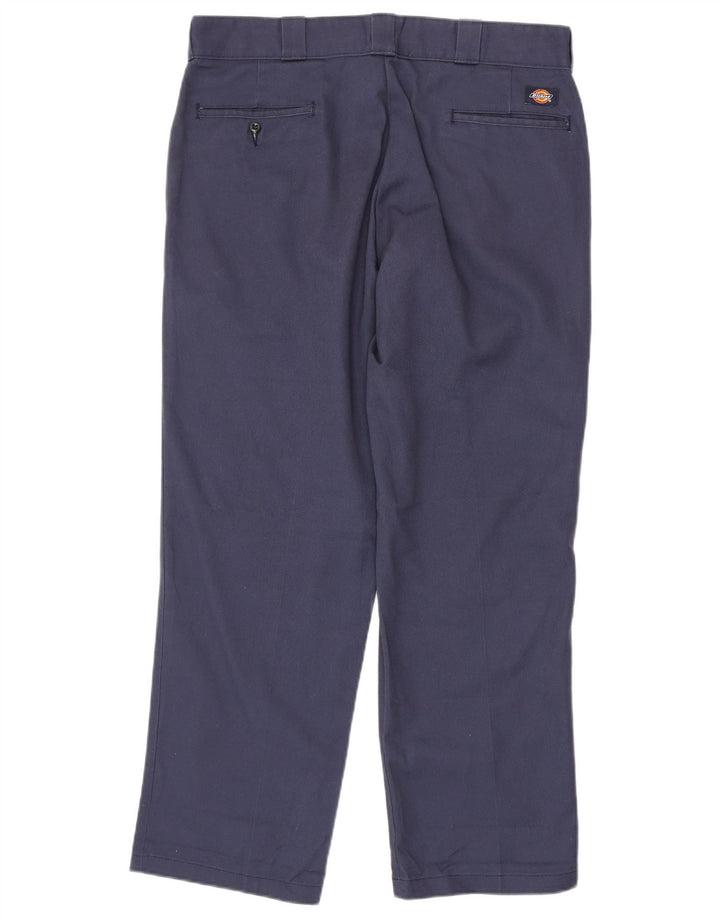 Dickies Pantalon Chino Droit Homme W38 L30 Bleu Marine Polyester