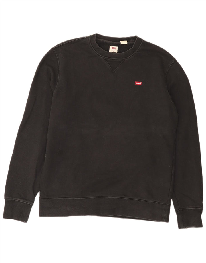 Levi's Sweat-Shirt Standard Homme Noir Moyen Coton