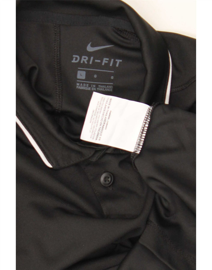 Polo Nike Garçon Dri Fit 12-13 ans Grand Noir Polyester