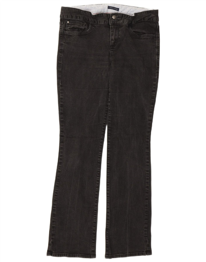 Tommy Hilfiger Jean bootcut pour femme US 10 Large W32 L30 Coton gris