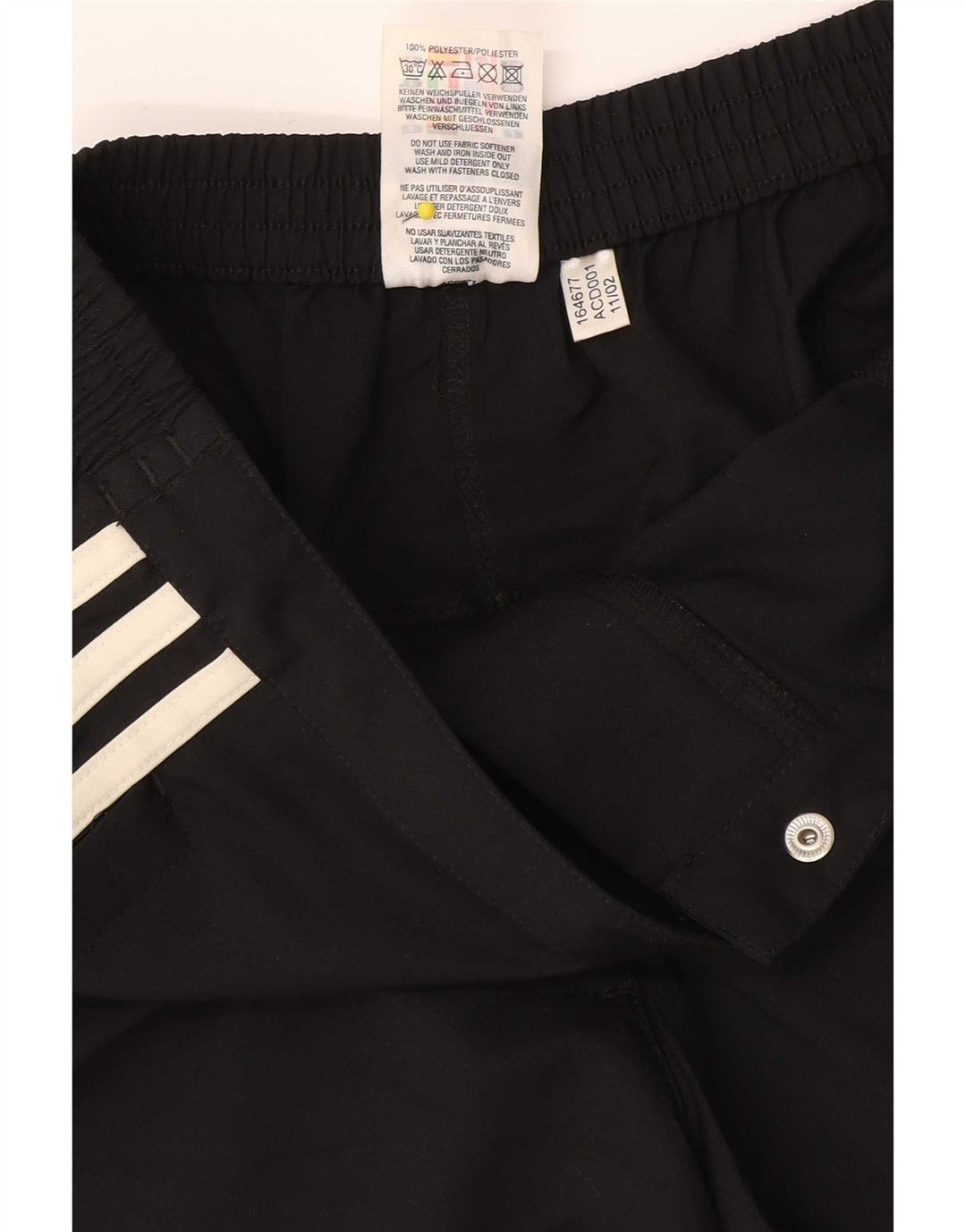 Adidas Climalite Short décontracté pour femme UK 12 Medium W28 Noir Polyester