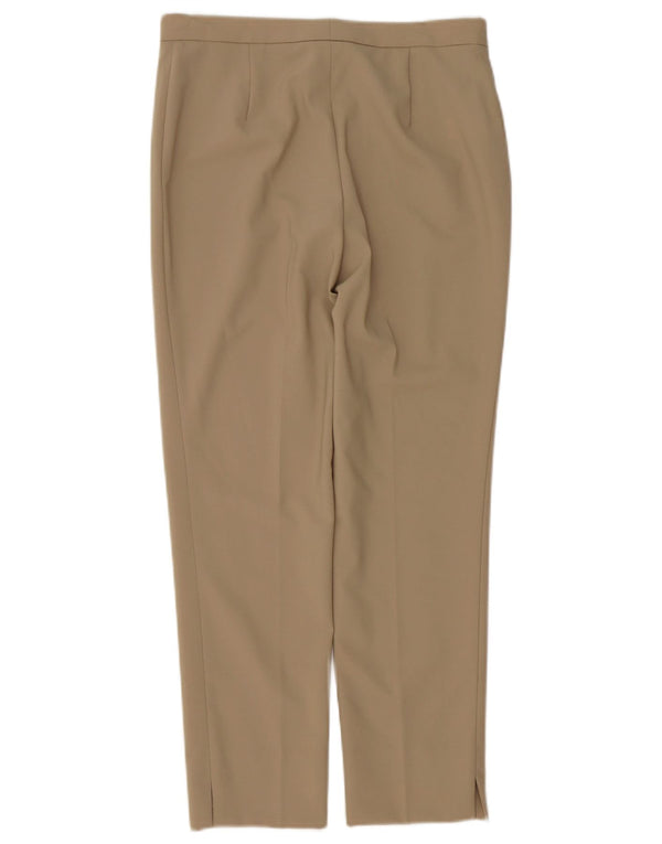 Les Copains Pantalon de costume droit pour femme EU 40 Medium W30 L27 Beige