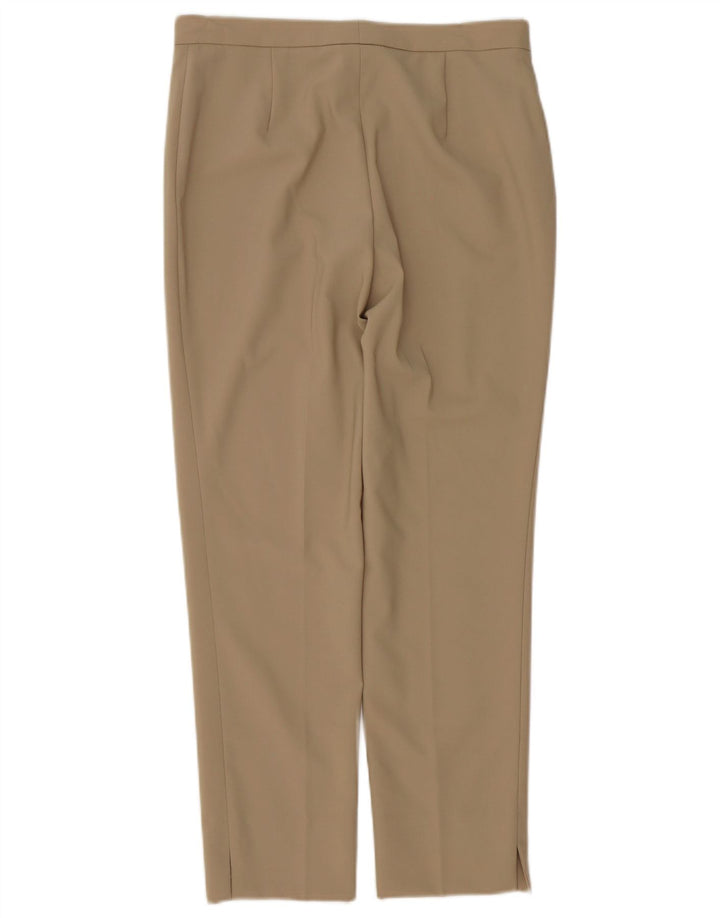 Les Copains Pantalon de costume droit pour femme EU 40 Medium W30 L27 Beige