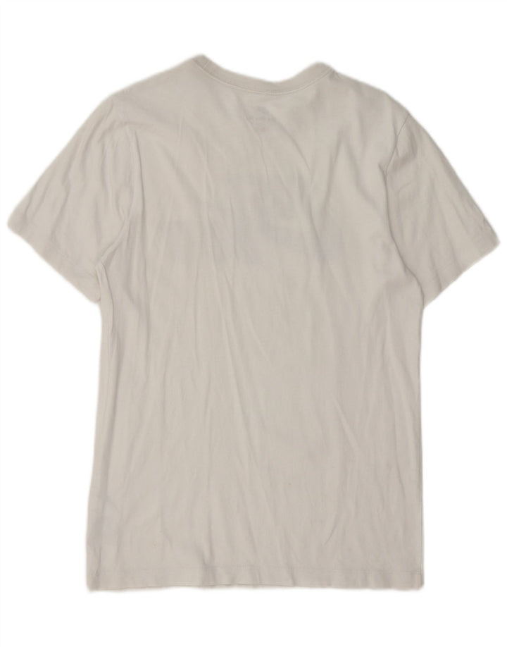 Nike T-shirt graphique pour hommes, petit, en coton blanc