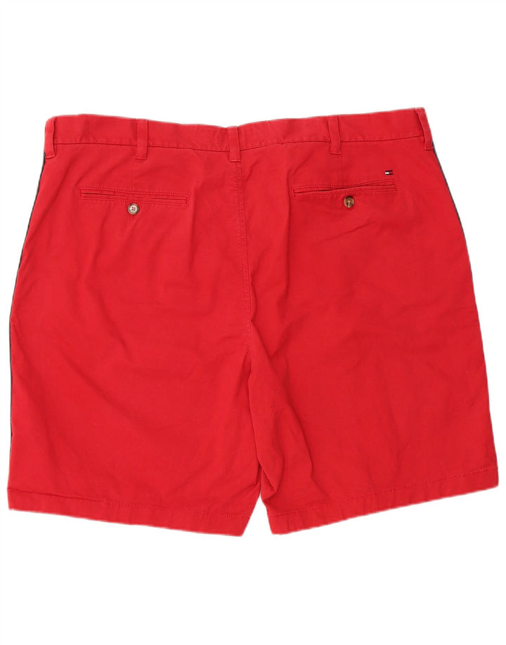 Tommy Hilfiger Short Chino Homme W40 XL Rouge Coton