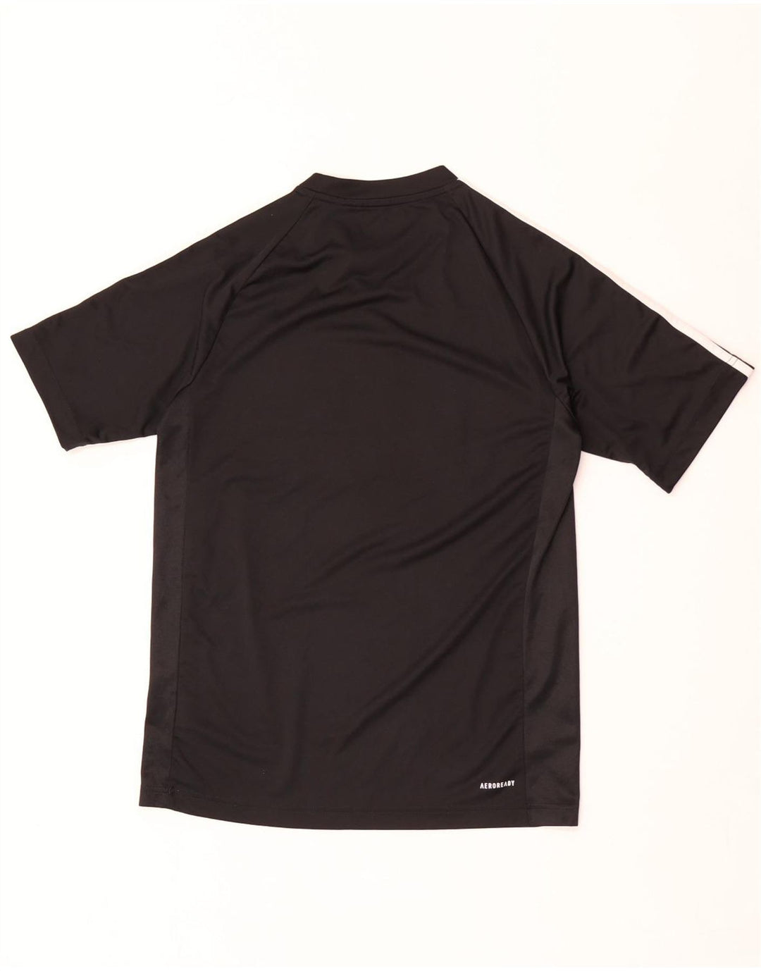 Adidas Hommes Aeroready Graphic T-Shirt Top Petit Noir Polyester