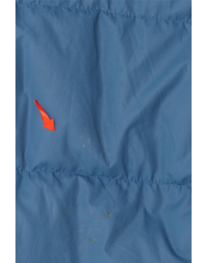 VINTAGE Veste matelassée réversible coupe ample pour homme UK 38 Rouge moyen