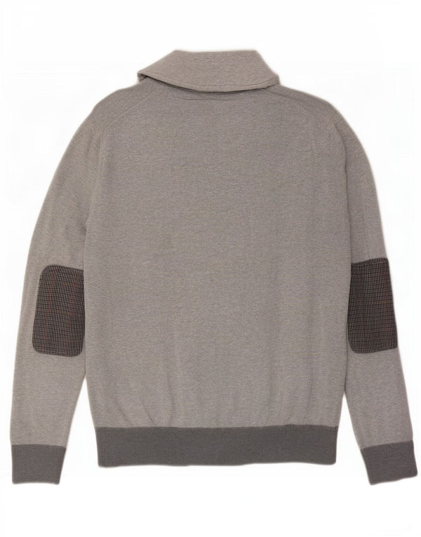 Tommy Hilfiger Pull à col châle pour garçon 15-16 ans XL Gris Coton