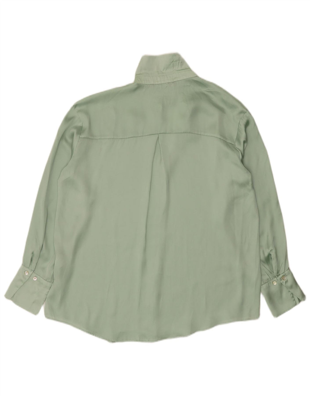 Chemisier surdimensionné pour femme Zara UK 44 en polyester vert moyen