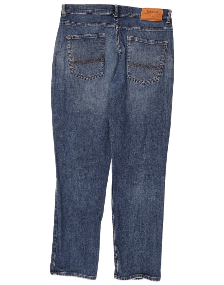 Timberland Jean droit homme W34 L32 bleu coton