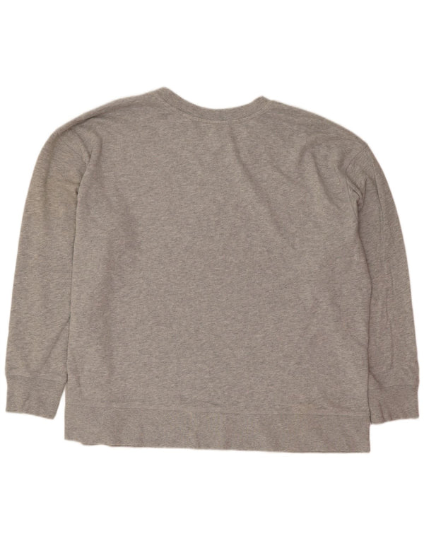 Levi's Sweat-shirt graphique pour femme UK 20 2XL Gris chiné en coton