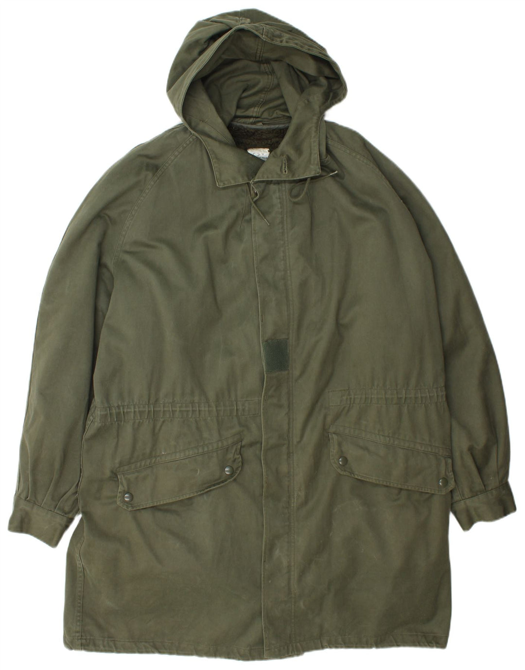 Veste Parka à capuche homme vintage UK 40 Grand Vert