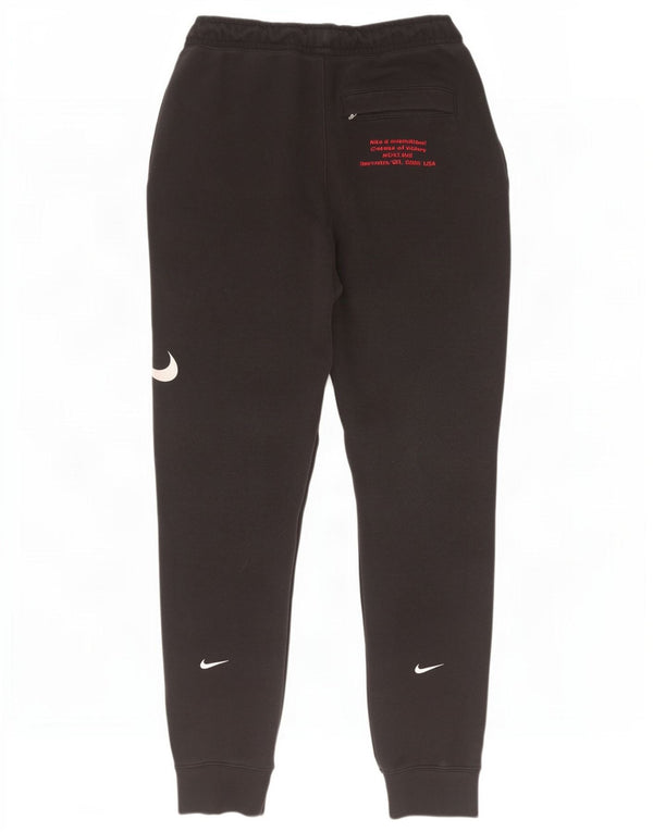 Pantalon de survêtement Nike Swoosh Graphic pour homme, en coton noir moyen