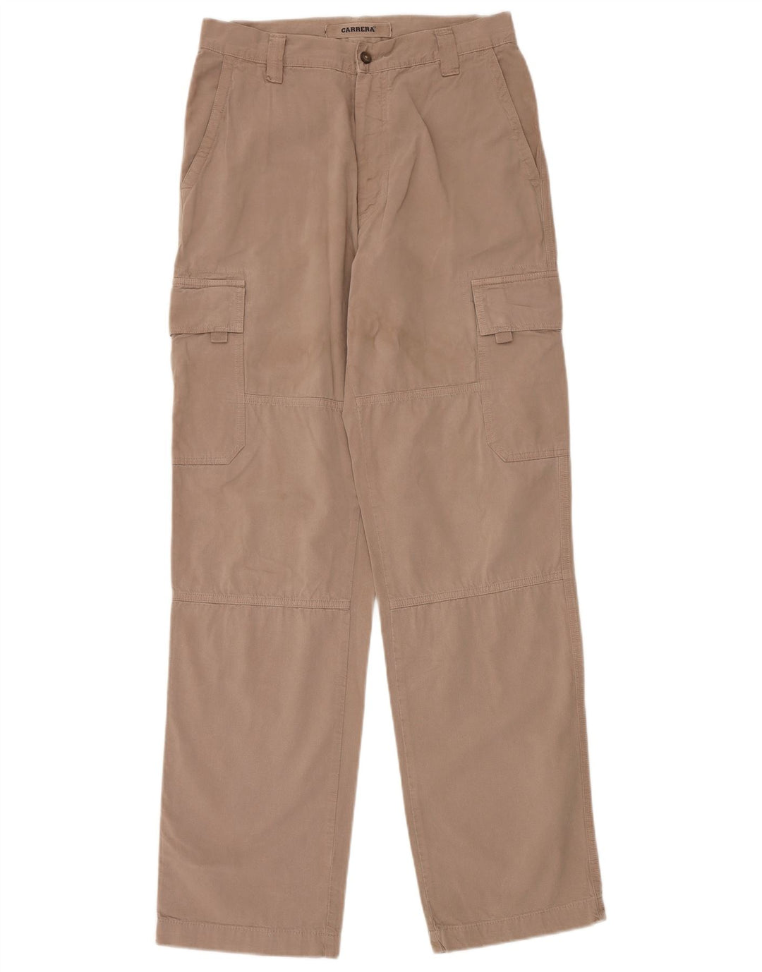 Carrera Pantalon cargo droit pour homme IT 48 Medium W30 L34 Beige Coton