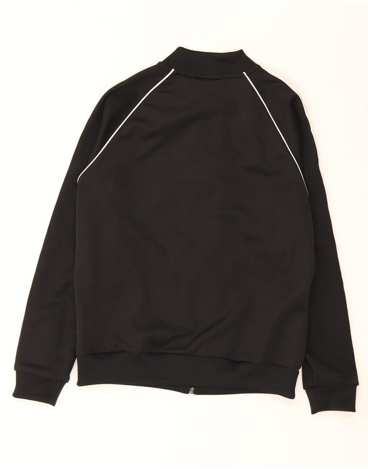 Adidas Veste de survêtement pour femme UK 12 Medium Noir Polyester
