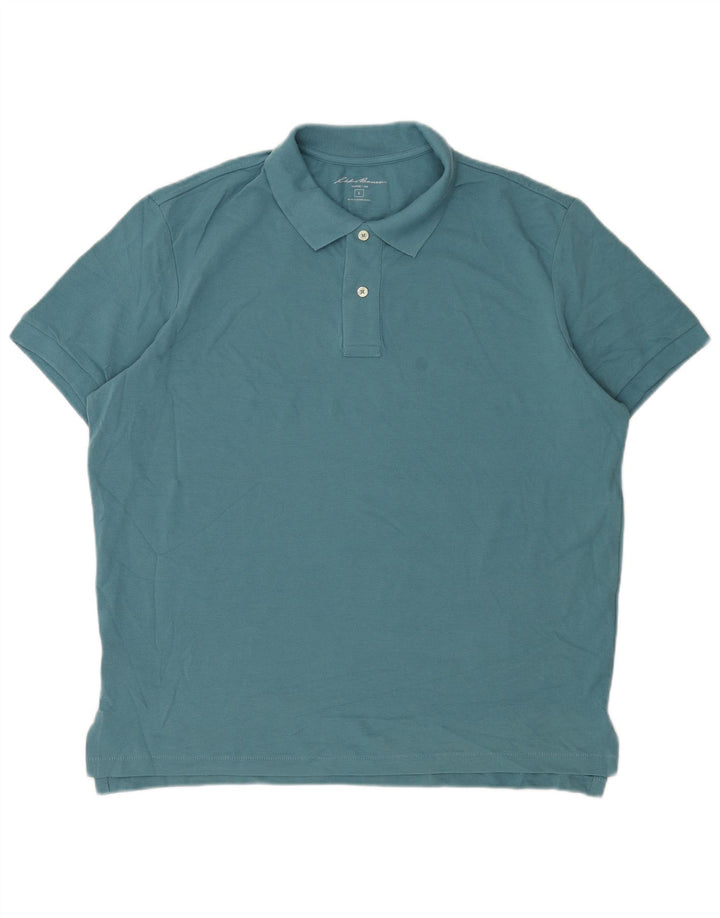 Eddie Bauer Polo Homme Grand Bleu Coton