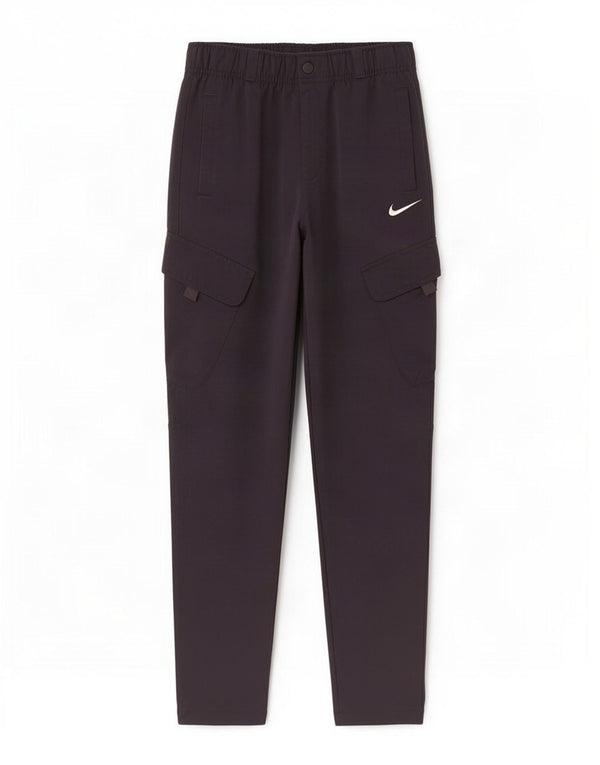 Nike Pantalon cargo slim pour garçon 12-13 ans Large W26 L26 Noir Polyester