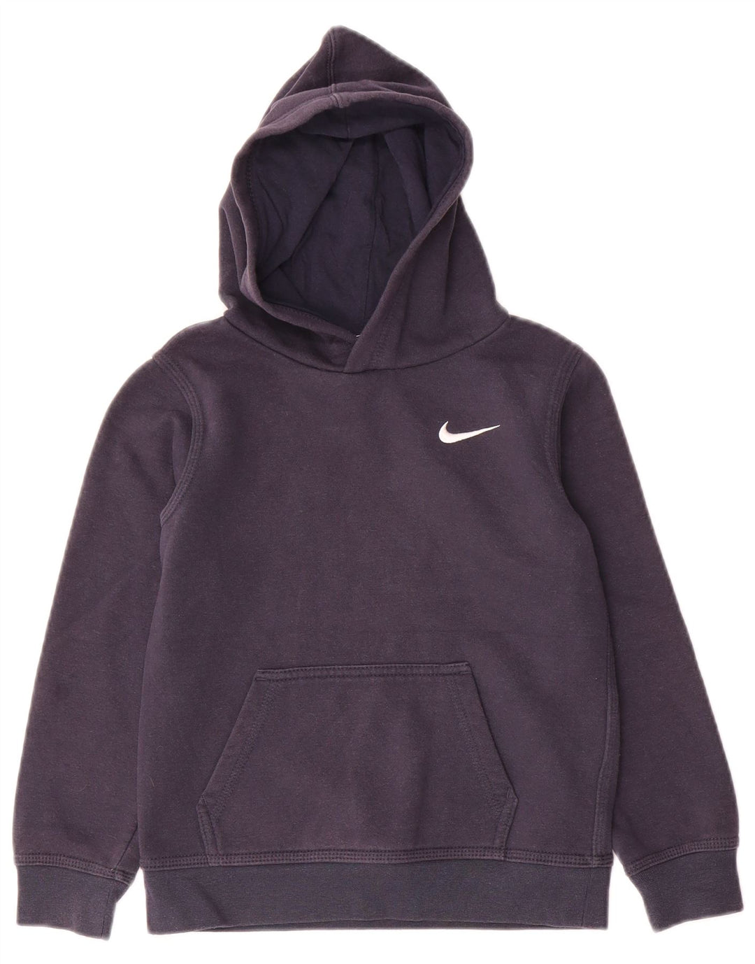 NIKE Pull à capuche garçon 6-7 ans Large Bleu Marine Coton