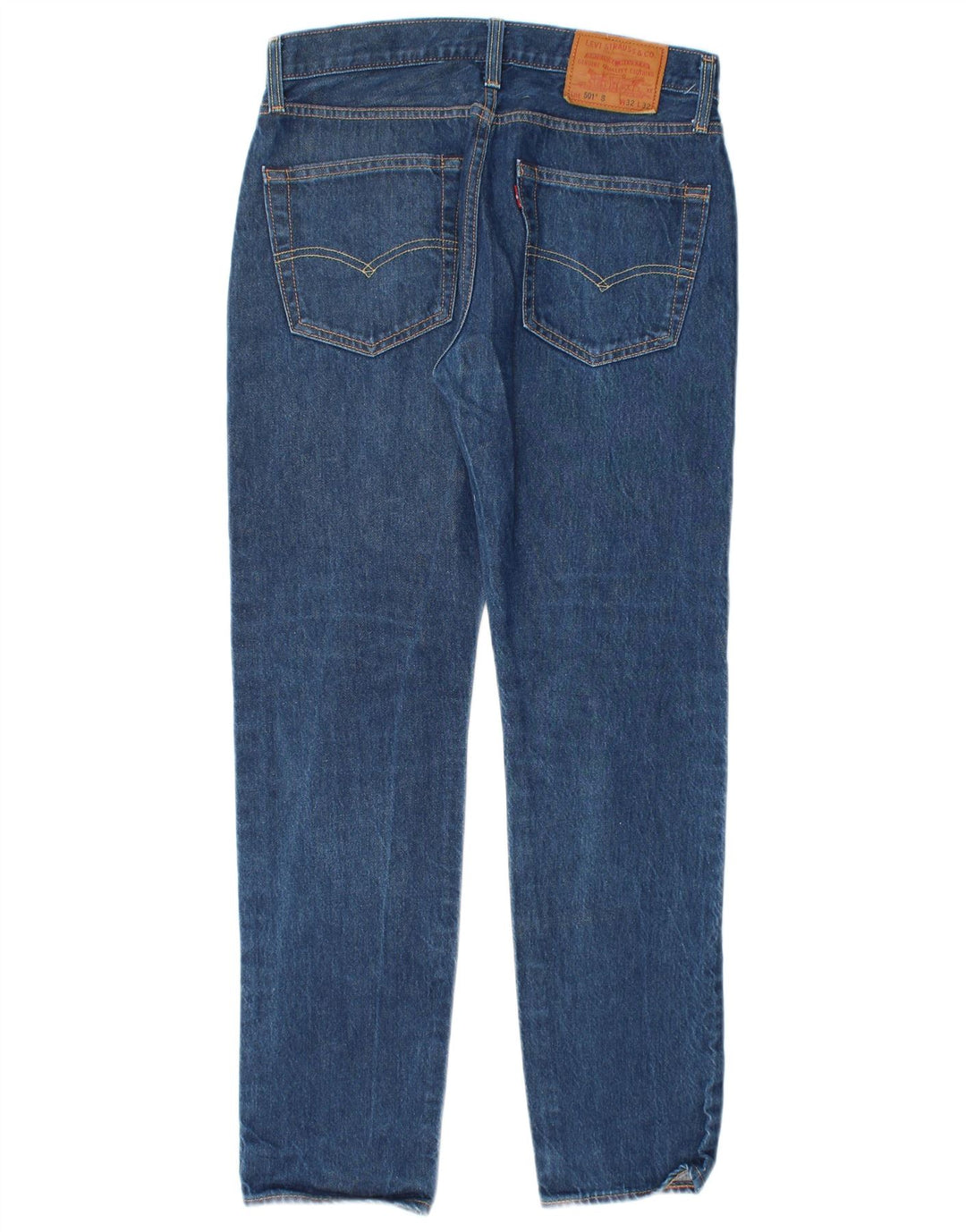 LEVI'S Jean Droit 501 Homme W32 L29 Bleu Coton