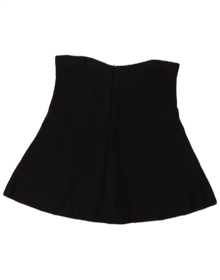 Zara Femme Jupe Trapèze Petite W26 Viscose Noir