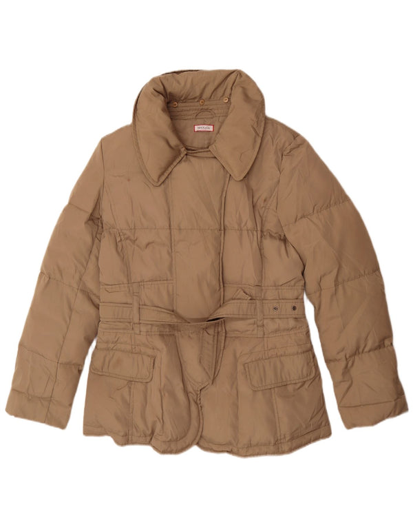 Max & Co. Veste matelassée pour femme UK 12 Beige moyen Polyester Classique