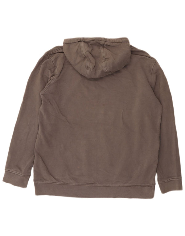 Mountain Warehouse Pull à capuche pour homme en coton gris Taille L