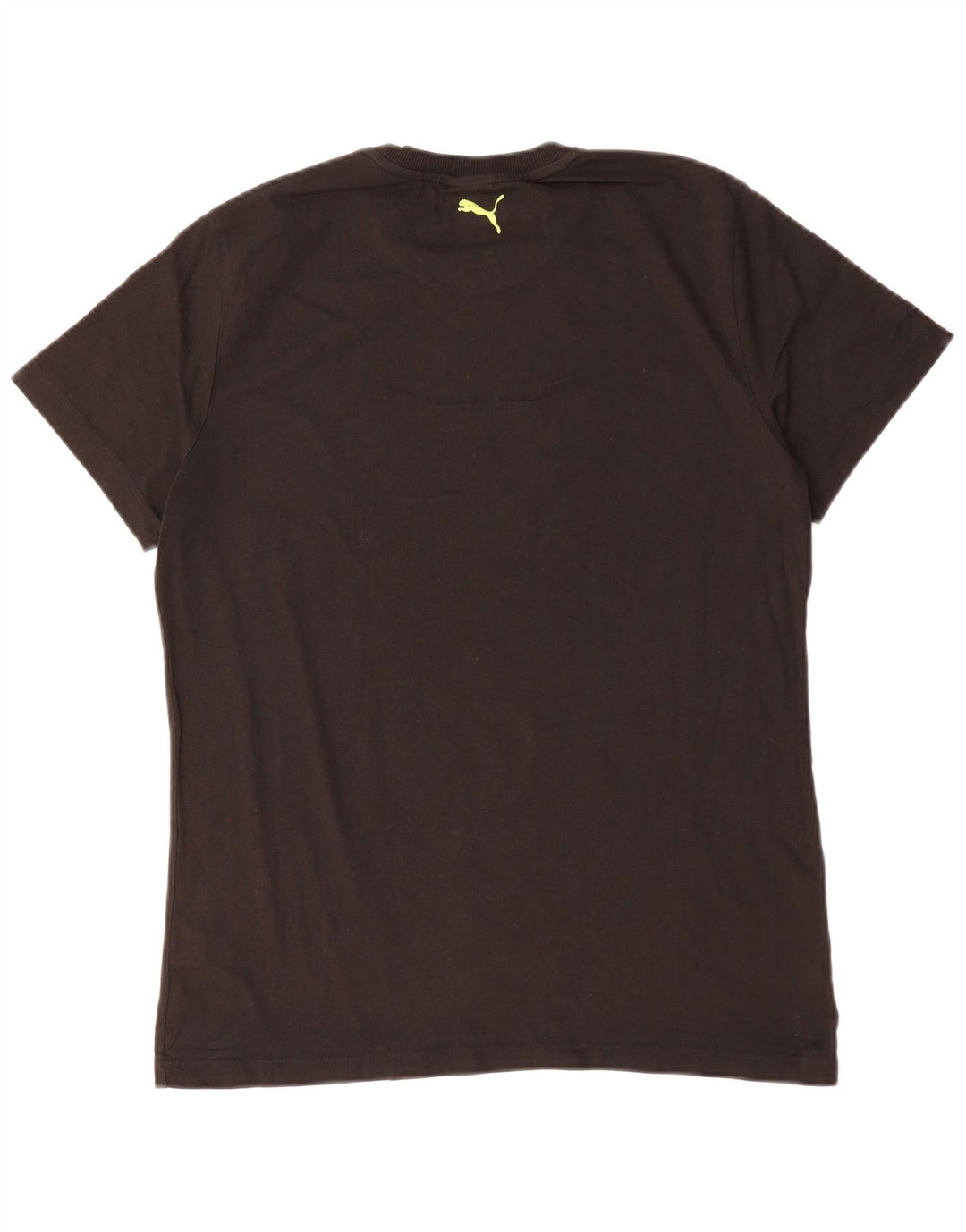 Puma T-shirt graphique pour hommes, grand, noir, coton