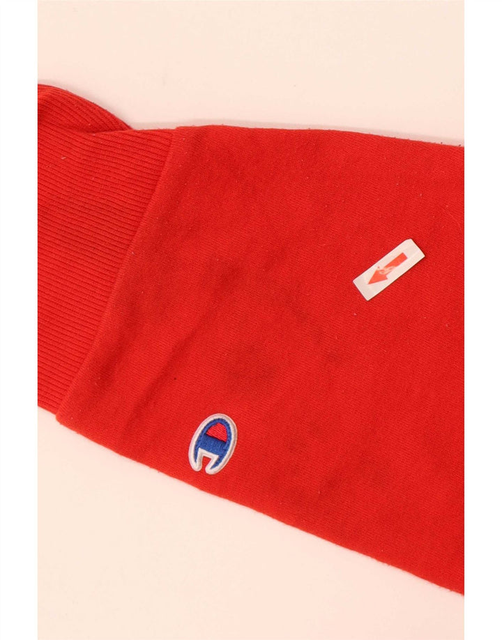 Champion Pull à capuche pour homme 2XL Rouge Coton