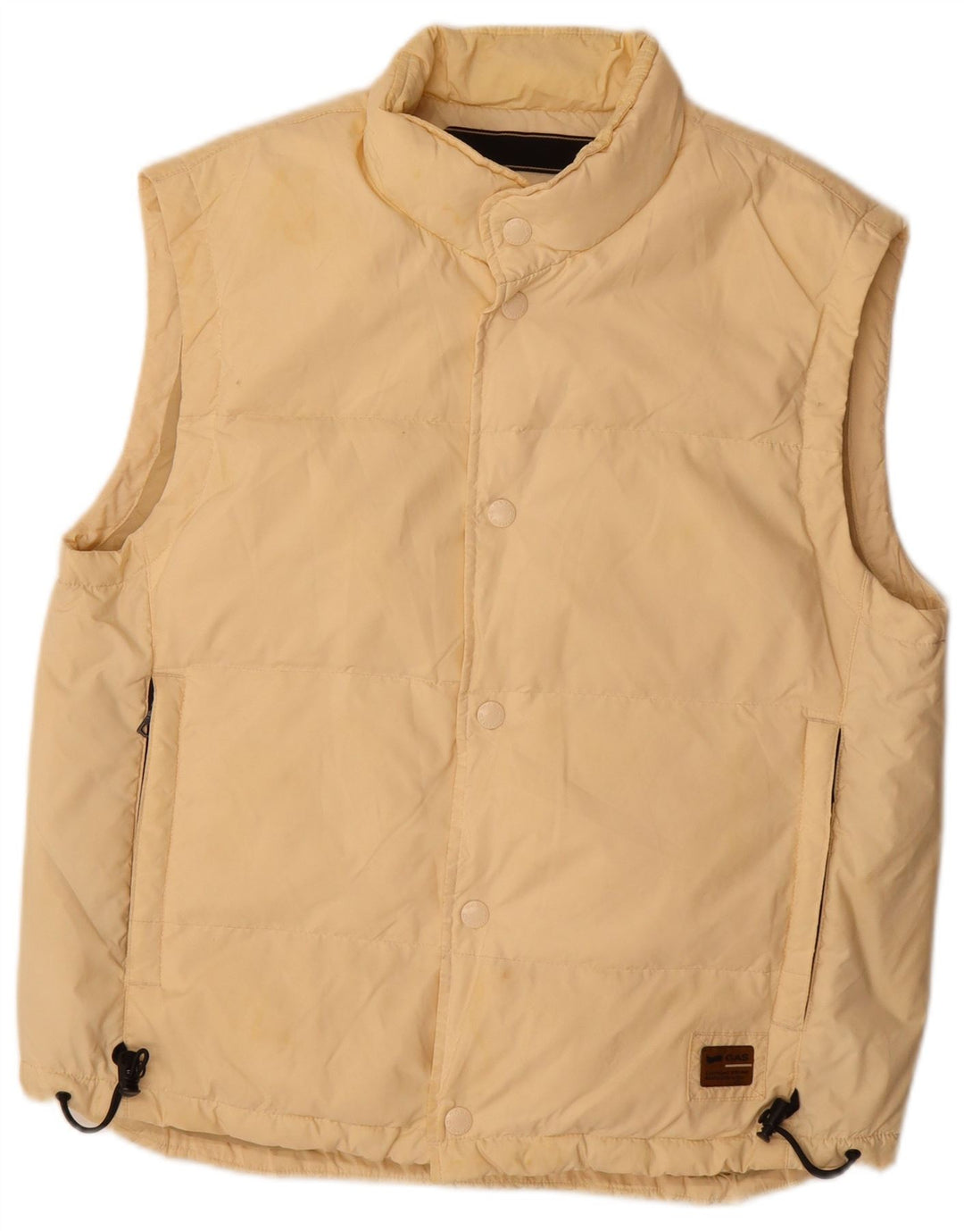 Gas Gilet rembourré pour homme UK 40 Large Beige Polyamide