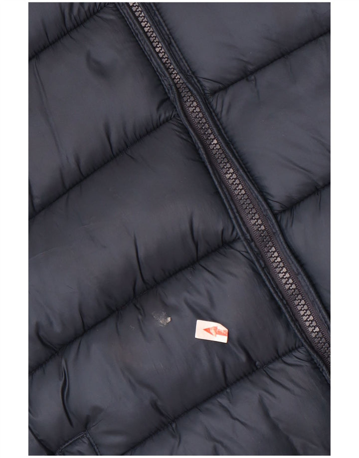 Champion Veste matelassée à capuche pour filles 11-12 ans Large Bleu marine Polyester