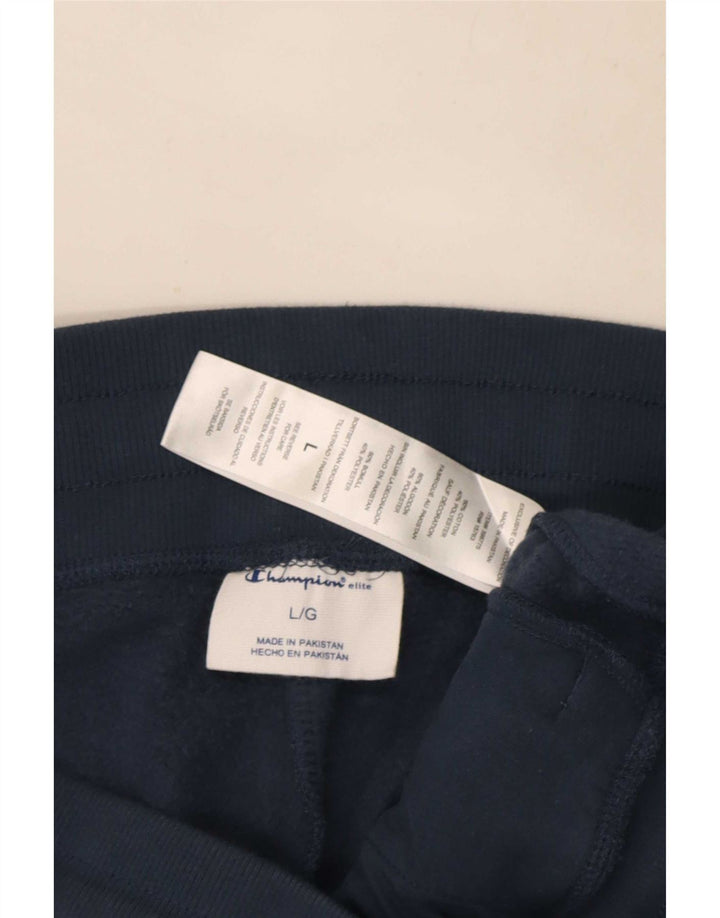 Champion Pantalon De Survêtement Homme Large Bleu Marine Coton