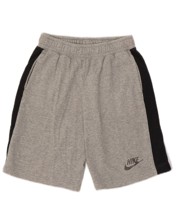 Nike Short de sport pour garçon 13-14 ans XL Gris Colorblock Coton